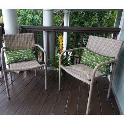 Capa de Almofada Lombar em Poliéster Impermeável para Uso Interno e Externo, Retangular para Móveis de Pátio - Vargottam 30,48 Cm × 45,72 Cm / Cinza