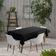 Toalha de Mesa Interna/Externa Impermeável para Pátio, Capa Primavera/Verão para Mesa Circular do Quintal/Churrasco/Piquenique - Vargottam 147,32 Cm × 208,28 Cm – Com Furo Para Guarda-Sol / Preto