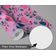 Papel Contact Autoadesivo Vinílico Removível Estilo Asiático Estampa Floral Blossom Roxo para Paredes e Cômoda - S4sassy 63,5 cm (L) × 914,4 cm (C) / Roxo - Vinil Texturizado