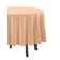 Toalha de Mesa Redonda 147 cm Interno/Externo com Furo para Guarda-Sol, Impermeável para Pátio Primavera/Verão Quintal/Churrasco - Vargottam 147,32 Cm × 147,32 Cm – Com Furo Para Guarda-Sol / Laranja