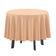 Toalha de Mesa Redonda 147 cm Interno/Externo com Furo para Guarda-Sol, Impermeável para Pátio Primavera/Verão Quintal/Churrasco - Vargottam 147,32 Cm × 147,32 Cm – Com Furo Para Guarda-Sol / Laranja