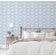 Papel de Parede Vinílico Autoadesivo Mini Trepadeira Floral Azul - Decoração DIY Fácil para Quarto, Sala e Armários - S4Sassy 63,5 cm (L) × 914,4 cm (C) / Azul - Vinil Liso