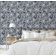 Contact Autoadesivo Removível Azul Contemporâneo, Rolo Vinil Impermeável com Estampa Floral Linear para Paredes, Armários e Cômoda - S4sassy 63,5 cm (L) × 609,6 cm (C) / Azul - Vinil Liso