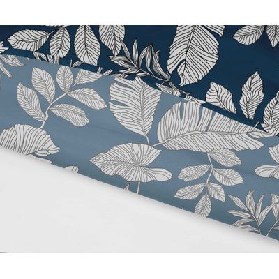 Toalhas de Mesa Impermeáveis Interno/Externo para Pátio - Capas Primavera/Verão para Mesa do Quintal/Churrasco/Piquenique - Vargottam 147,32 Cm × 259,08 Cm / Azul