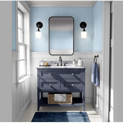Papel Contact Azul Contemporâneo Removível 'Dash' para Paredes, Armários e Cômoda, Rolo Vinílico Autoadesivo Impermeável - S4sassy 63,5 cm (L) × 914,4 cm (C) / Azul - Vinil Liso