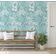 Papel de Parede Vinil Autoadesivo Estampa Botânica de Selva Verde Impermeável, Removível para Quartos, Espaços Alugados e Armários - S4Sassy 63,5 cm (L) × 914,4 cm (C) / Verde - Vinil Texturizado