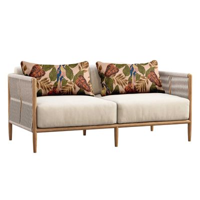 Capa de Almofada Lombar Retangular em Poliéster para Uso Interno/Externo, à Prova d'água, para Móveis de Jardim - Vargottam 30,48 Cm × 50,8 Cm / Laranja