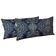 Capa Lombar em Poliéster para Uso Interno/Externo, À Prova D'Água, Retangular para Almofada de Pátio - Vargottam 30,48 Cm × 60,96 Cm / Azul