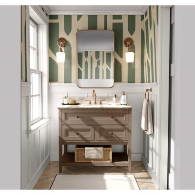 Adesivo de Parede Verde Removível, Papel Contact Autoadesivo Impermeável com Estampa Geométrica de Galhos para Armário e Cômoda - S4sassy 63,5 cm (L) × 609,6 cm (C) / Verde - Vinil Liso