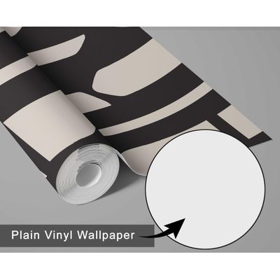 Papel Contact Vinil Autoadesivo Removível Cinza Contemporâneo Ramos Geométricos para Paredes, Armários e Cômoda à Prova d'Água - S4sassy 63,5 cm (L) × 609,6 cm (C) / Cinza - Vinil Liso