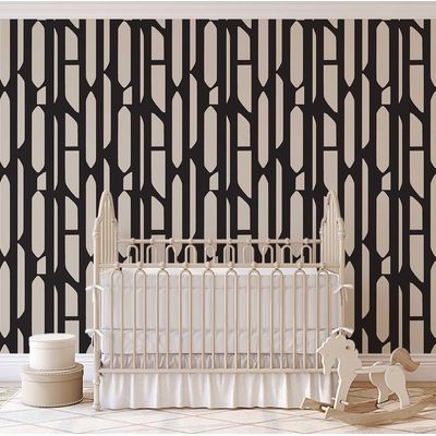 Papel Contact Vinil Autoadesivo Removível Cinza Contemporâneo Ramos Geométricos para Paredes, Armários e Cômoda à Prova d'Água - S4sassy 63,5 cm (L) × 609,6 cm (C) / Cinza - Vinil Liso