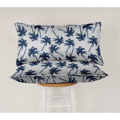 Capa para Almofada Lombar Retangular em Tecido de Poliéster Impermeável para Todos os Climas, Interno/Externo, Móveis de Pátio - Vargottam 30,48 Cm × 60,96 Cm / Branco