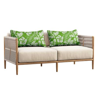 Capa Retangular Impermeável e Resistente a Intempéries para Almofada Lombar em Poliéster, Interno/Externo para Móveis de Pátio - Vargottam 30,48 Cm × 45,72 Cm / Verde