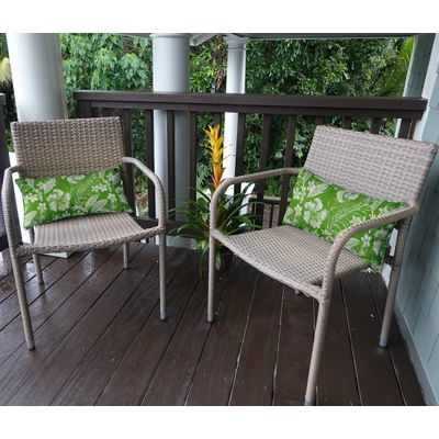 Capa Retangular Impermeável e Resistente a Intempéries para Almofada Lombar em Poliéster, Interno/Externo para Móveis de Pátio - Vargottam 30,48 Cm × 45,72 Cm / Verde