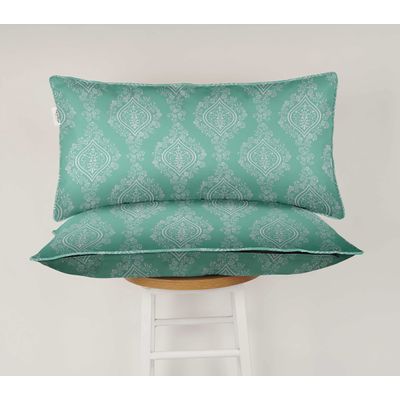 Capa Retangular Impermeável para Almofada Lombar em Tecido de Poliéster, Uso Interno/Externo para Móveis de Pátio - Vargottam 30,48 Cm × 50,8 Cm / Verde