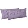 Capa para Almofada Lombar em Poliéster, Uso Interno/Externo, Retangular Impermeável para Móveis de Pátio - Vargottam 30,48 Cm × 50,8 Cm / Roxo