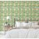 Decoração de Parede Verde Contemporânea Removível, Rolo Vinílico Autoadesivo Impermeável Contact Floral para Armários e Cômoda - S4sassy 63,5 cm (L) × 609,6 cm (C) / Verde - Vinil Liso