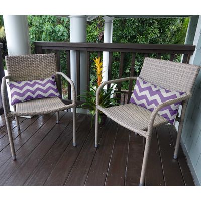 Capa de Almofada Lombar Retangular de Poliéster para Interno/Externo, Impermeável para Todas as Intempéries, Móveis para Pátio - Vargottam 30,48 Cm × 45,72 Cm / Roxo