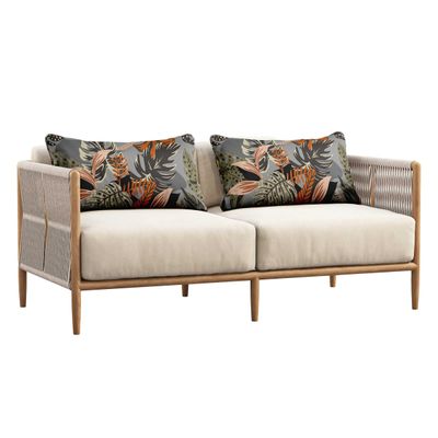 Capa para Almofada Lombar Retangular em Poliéster, Interno/Externo, Impermeável e Resistente a Intempéries para Móveis de Pátio - Vargottam 30,48 Cm × 45,72 Cm / Cinza