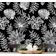 Papel de Parede Folha Tropical Preto, Vinil Autoadesivo Decorativo, DIY Fácil para Quarto, Sala e Armários - S4Sassy 63,5 cm (L) × 304,8 cm (C) / Preto - Vinil Liso