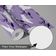 Papel de Parede Vinílico Autocolante Removível Roxo com Garças Voando, Impermeável, para Quartos, Salas e Armários - S4Sassy 63,5 cm (L) × 914,4 cm (C) / Roxo - Vinil Liso