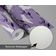 Papel de Parede Vinílico Autocolante Removível Roxo com Garças Voando, Impermeável, para Quartos, Salas e Armários - S4Sassy 63,5 cm (L) × 152,4 cm (C) / Roxo - Vinil Texturizado