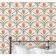 Papel Vinílico Autoadesivo À Prova d'Água Estampa Arco de Tulipas Chique Laranja para Quartos, Ambientes Alugados e Armários - S4Sassy 63,5 cm (L) × 914,4 cm (C) / Laranja - Vinil Liso