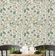 Papel de Parede Vinílico Autocolante Estampa Floral de Trepadeira Impermeável - Verde, para Quartos, Espaços de Locação, Armários - S4Sassy 63,5 cm (L) × 152,4 cm (C) / Verde - Vinil Liso