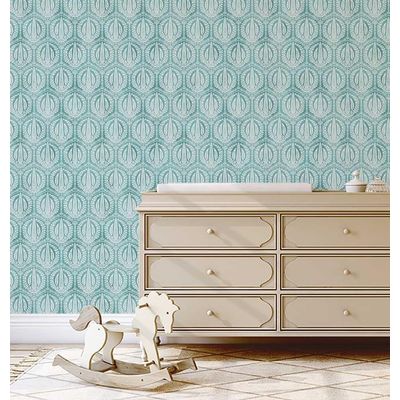 Papel de Parede Vintage Cipreste Verde, Vinílico Autoadesivo, Fácil Aplicação DIY para Quarto Estilo Fazenda, Armários, Salas - S4Sassy 63,5 cm (L) × 304,8 cm (C) / Verde - Vinil Liso