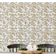 Papel Contact Vinílico Autoadesivo Floral Chique, À Prova d'Água - Bege, Removível para Quartos, Salas, Locatários e Armários - S4Sassy 63,5 cm (L) × 152,4 cm (C) / Bege - Vinil Liso