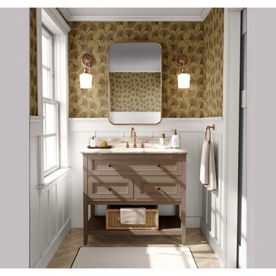 Papel de Parede Vinílico Autoadesivo Ginkgo Verde Impermeável, Removível para Quartos, Sala, Espaços de Locatários e Armários - S4Sassy 63,5 cm (L) × 304,8 cm (C) / Verde - Vinil Liso