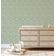 Papel de Parede Floral Clássico Verde Vinil Autoadesivo, Instalação Fácil para Quarto Estilo Fazenda, Sala e Armários - S4Sassy 63,5 cm (L) × 609,6 cm (C) / Verde - Vinil Texturizado
