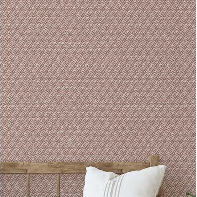 Papel de Parede Vinílico Autoadesivo Microgeométrico Moderno Marrom, Revestimento Decorativo DIY para Quarto, Armário e Sala - S4Sassy 63,5 cm (L) × 914,4 cm (C) / Marrom - Vinil Texturizado
