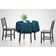 Toalha de Mesa Redonda com Babados para Cozinha e Sala de Jantar, Capa para Tampo de Mesa, Decoração, Algodão Lisa, Azul - Vargottam 137,16 Cm × 203,2 Cm – Retangular / Azul