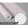 Papel de Parede Autoadesivo Vinílico Motivo Real Rosa, Fácil Aplicação DIY para Quarto Estilo Fazenda, Sala, Armários e Ambientes - S4Sassy 63,5 cm (L) × 609,6 cm (C) / Rosa - Vinil Liso