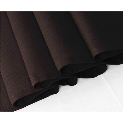 Caminho de Mesa com Babado Marrom para Decoração de Casa e Cozinha - Vargottam 35,56 Cm (L) × 91,44 Cm (C) / Marrom