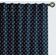 Cortinas de Algodão Extra Longas, 2 Painéis, Filtrantes, Bolso para Varão/Alça Traseira, Tetos Altos/Portas-Francesas, Floral - Vargottam 132,08 Cm (L) × 213,36 Cm (C) / Azul