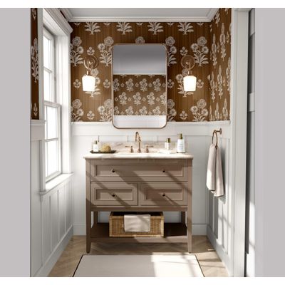 Papel de Parede Vinil Autoadesivo Dália Impermeável Verde Removível Estilo Asiático para Quartos, Salas, Armários e Inquilinos - S4Sassy 63,5 cm (L) × 914,4 cm (C) / Verde - Vinil Texturizado