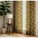 Cortinas Extra Longas de Algodão, Filtrantes, Bainha p/ Varão/Alças Traseiras, Jogo 2 Painéis, p/ Tetos Altos/Portas Francesas - Vargottam 132,08 Cm (L) × 228,6 Cm (C) / Amarelo