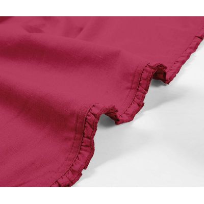 Conjunto de Guardanapos Reutilizáveis para Mesa de Jantar, Decoração para Casa e Festas - Vargottam 50,8 Cm × 50,8 Cm – Pacote Com 12 / Rosa
