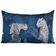 Capas de Almofadas Luxuosas Estampadas com Tema Azul, Capas de Travesseiros Decorativas - Vargottam 35,56 Cm × 60,96 Cm – Retangular / Azul