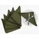 Conjunto de Guardanapos Reutilizáveis para Mesa de Jantar, Decoração para Casa e Festas - Vargottam 50,8 Cm × 50,8 Cm – Pacote Com 12 / Verde