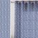 Cortinas Georgette Extra Longas Ikat Azul para Janelas e Portas Altas - Topo com Ilhós, Filtragem de Luz, Conjunto de 2 Painéis - Vargottam 106,68 Cm (L) × 182,88 Cm (C) / Azul