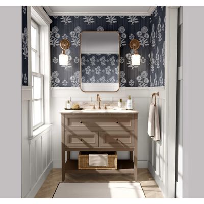 Papel de Parede Vinílico Adesivo Estampa Dália Verde À Prova d'Água Removível Para Quartos e Salas, Inquilinos, Armários - S4Sassy 63,5 cm (L) × 304,8 cm (C) / Verde - Vinil Texturizado