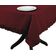Toalha de Mesa de Algodão com Babados, Redonda, Capa Protetora Lisa, Estilo Farmhouse, Lavável, Vermelha - Vargottam 137,16 Cm × 203,2 Cm – Retangular / Vermelho