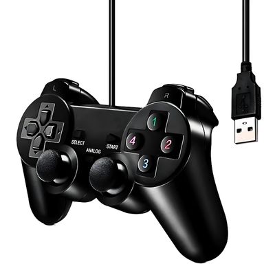 Controle Usb para PC Computador Notebook Joystick Dualshock - Controle USB FR-202 para PC