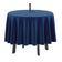 Toalha de Mesa Redonda 147 cm Uso Interno e Externo, Impermeável, com Orifício para Guarda-Sol, para Pátio/Quintal/Churrasco - Vargottam 147,32 Cm × 147,32 Cm – Com Furo Para Guarda-Sol / Azul