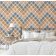Papel de Parede Vinílico Autoadesivo, Estampa Geométrica Retrô Losangos, Impermeável Removível, para Quartos, Salas e Inquilinos - S4Sassy 63,5 cm (L) × 304,8 cm (C) / Marrom - Vinil Liso