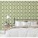 Motivo Tribal Moderno de Folhas, Papel de Parede Vinílico Autoadesivo Verde Decorativo, Fácil DIY para Quarto, Armários e Salas - S4Sassy 63,5 cm (L) × 152,4 cm (C) / Verde - Vinil Liso