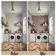 Papel de Parede Marrom com Corações Autoadesivo de Vinil, Cobertura DIY Fácil para Quarto Estilo Fazenda, Sala, Armário, Espaço - S4Sassy 63,5 cm (L) × 152,4 cm (C) / Marrom - Vinil Liso